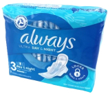 Always Ultra Night hygienické vložky s křidélky 7 kusů