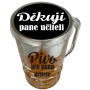 Bohemia Gifts Pivo pro pana učitele směs bonbónů v pivní sklenici 250 g