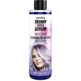 Venita Trendy Color Anti-Yellow přeliv pro světlé a šedivé vlasy Fialový 200 ml