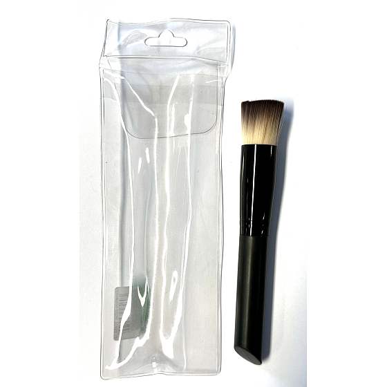 Kosmetický štětec se syntetickými štětinami na pudr 15 cm