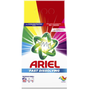 Ariel Fast Dissolving Color prací prášek na barevné prádlo 45 dávek 2,47 kg