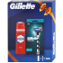Gillette Mach3 holicí strojek + náhradní hlavice 2 kusy + Old Spice Whitewater sprchový gel 3v1 250 ml, kosmetická sada pro muže