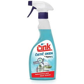 Cink čistič na okna s rozprašovačem 500 ml Cink čistič na okna s rozprašovačem 500 ml