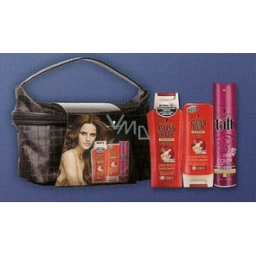 Gliss Kur Color Protect šampon + balzám na vlasy + lak na vlasy pro ženy, kosmetická sada