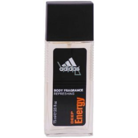 Adidas Deep Energy parfémovaný deodorant sklo pro muže 75 ml