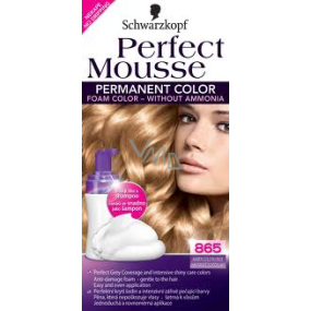 Perfect Mousse Permanent Color barva na vlasy 865 Jantarově zlatoplavá