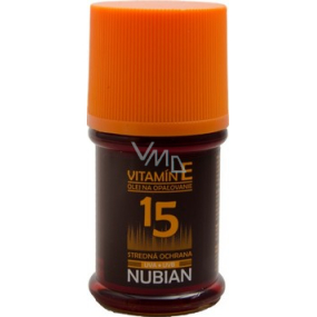 Nubian OF15 Olej na opalování střední ochrana 60 ml