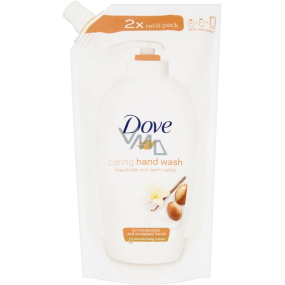 Dove Purely Pampering Bambucké máslo a vanilka tekuté mýdlo náhradní náplň 500 ml