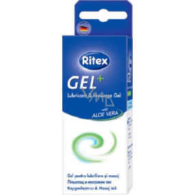 Ritex Gel+ Lubricant & Massage Gel Alo Vera lubrikační a masážní gel 50 ml