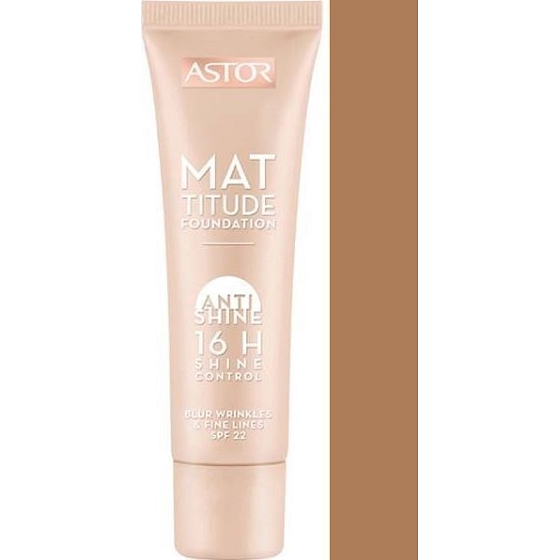 Astor Mattitude Foundation Anti Shine 16h Shine Control make-up 400 Amber 30 ml