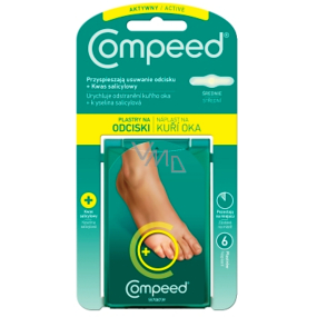 Compeed Active náplast na kuří oka 6 kusů