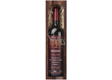 Bohemia Gifts Merlot Dědovi dárkové víno 750 ml