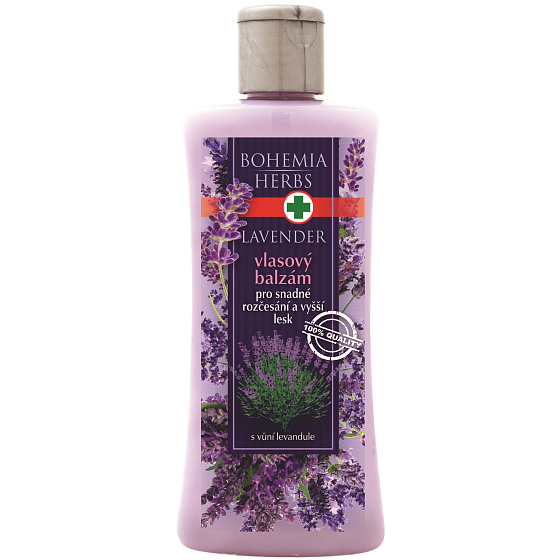 Bohemia Gifts Lavender vlasový balzám pro snadné rozčesávání a vyšší lesk 250 ml