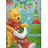 Ditipo Dárková papírová taška 26 x 13,5 x 32 cm Disney Medvídek Pú Merry Christmas