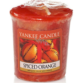 Yankee Candle Spiced Orange - Pomeranč se špetkou koření vonná svíčka votivní 49 g