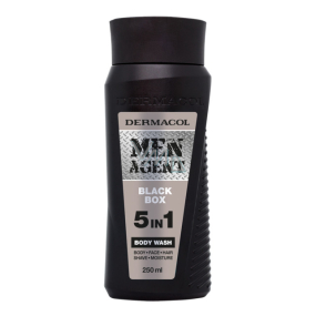 Dermacol Men Agent 5v1 Black Box sprchový gel 250 ml