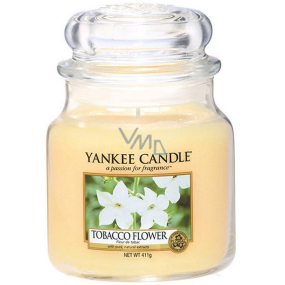 Yankee Candle Tobacco Flower - Tabákový květ vonná svíčka Classic střední sklo 411 g
