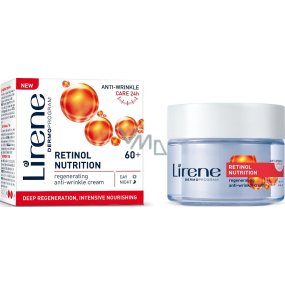 Lirene Retinol Nutrition 60+ regenerační protivráskový krém se sférickým retinolem 50 ml