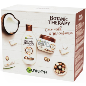 Garnier Botanic Therapy Coco Milk & Macadamia šampon pro poškozené a suché vlasy 250 ml + maska na vlasy 300 ml, kosmetická sada