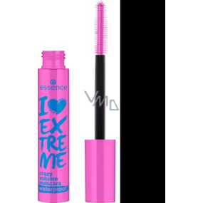 Essence I Love Extreme Crazy Volume Mascara Waterproof voděodolná řasenka Black 12 ml