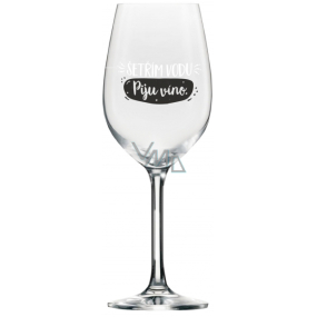 Albi Můj Bar Mega sklenice na víno Šetřím vodu, piju víno 670 ml
