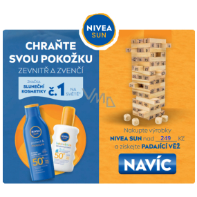 Nivea Sun padající věž společenská hra 1 kus