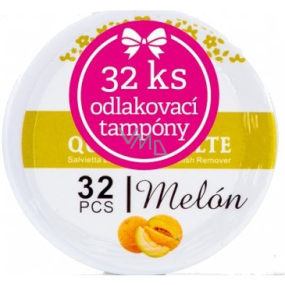 Moje Meloun jednorázové odlakovací tampony s vůní 32 kusů