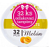 Moje Meloun jednorázové odlakovací tampony s vůní 32 kusů