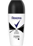 Rexona Invisible Black & White kuličkový antiperspirant deodorant roll-on pro ženy 50 ml