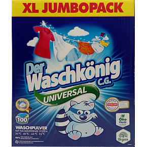 Waschkönig prací prášek Universal, 100 praní, 6 kg Waschkönig prací prášek Universal, 100 praní, 6 kg