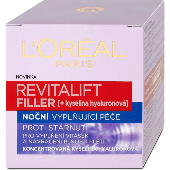 L'Oréal Paris Revitalift Filler noční krém, 50 ml
