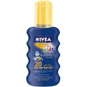 Nivea Sun Kids F20 barevný sprej na opalování pro děti 200 ml