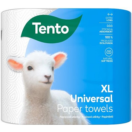 Tento Giant XL kuchyňské papírové utěrky 2 vrstvé 80 m 2 kusy