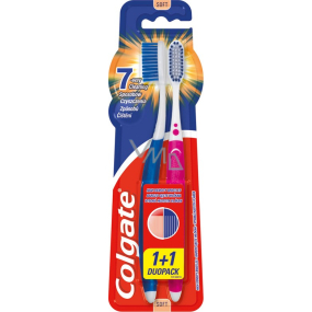 Colgate High Density Soft měkký zubní kartáček 1+1 kus