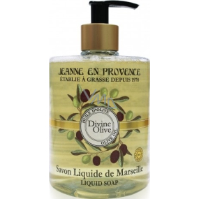 Jeanne en Provence Divine Olive tekuté mýdlo dávkovač 500 ml
