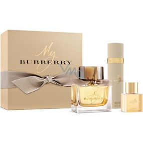 Burberry My Burberry parfémovaná voda pro ženy 90 ml + deodorant sprej 100 ml + sprchový olej 30 ml, dárková sada