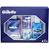 Gillette Series Cool Wave Fresh voda po holení 100 ml + Endurance Cool Wave antiperspirant deodorant gel 70 ml + Series 3 x Action Sensitive Cool gel na holení 200 ml, kosmetická sada pro muže
