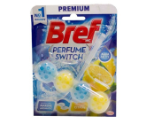 Bref Perfume Switch Marine-Citrus WC blok s vůní svěžesti a citrusu efekt změny vůně 50 g