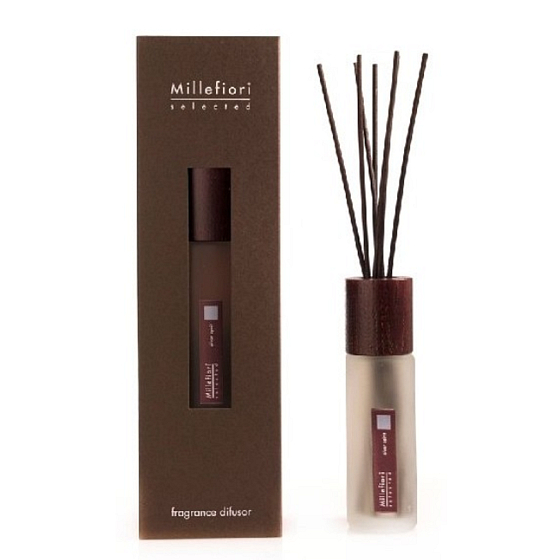 Millefiori Milano Selected Silver Spirit - Stříbrný svit Difuzér 100 ml + 7 stébel v délce 28 cm do menších prostor vydrží 5-6 týdnů