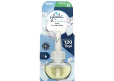 Glade Electric Scented Oil Pure Clean Linen - Vůně čistého prádla tekutá náplň do elektrického osvěžovače vzduchu 20 ml