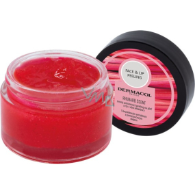 Dermacol Face & Lip Peeling antistresový cukrový peeling na obličej a rty 50 g