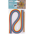 Apli Quilling papírové proužky mix barev 0,5 x 54 cm 120 kusů + rolovací nástroj 1 kus, sada