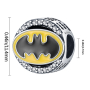 Charm Sterlingové stříbro 925 Batman se zirkony, korálek na náramek