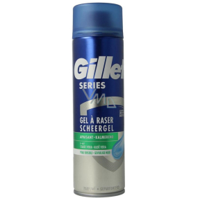 Gillete Series Aloe Vera gel na holení pro muže 200 ml