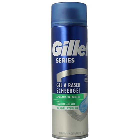 Gillete Series Aloe Vera gel na holení pro muže 200 ml