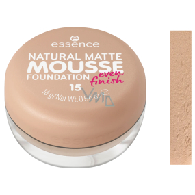 Essence Natural Matte Mousse Foundation pěnový make-up 15 16 g