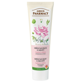 Green Pharmacy Lotus a oliva krém na ruce 100 ml