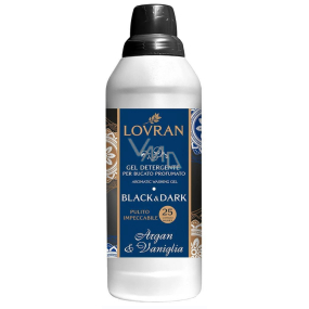 Lovran Black & Dark s vůní arganu a vanilky tekutý prací gel 1 l   