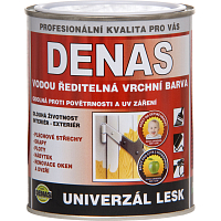 DENAS UNIVERZÁL-LESK vrchní barva na dřevo, kov a beton, 0440 modrá, 700 g