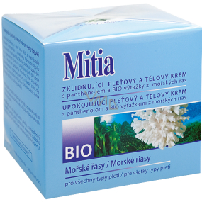 Mitia Bio Mořské řay a Panthenol pleťový a tělový krém pro všechny typy pleti 250 ml